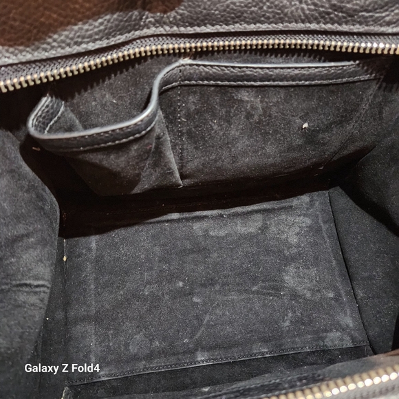 Céline Micro Luggage Handbag in Drummed Calfskin - Picture 6 of 17